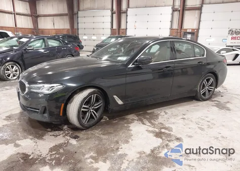 2021 BMW 530I xDrive из США, поврежденный, VIN WBA13BJ0XMWX25045